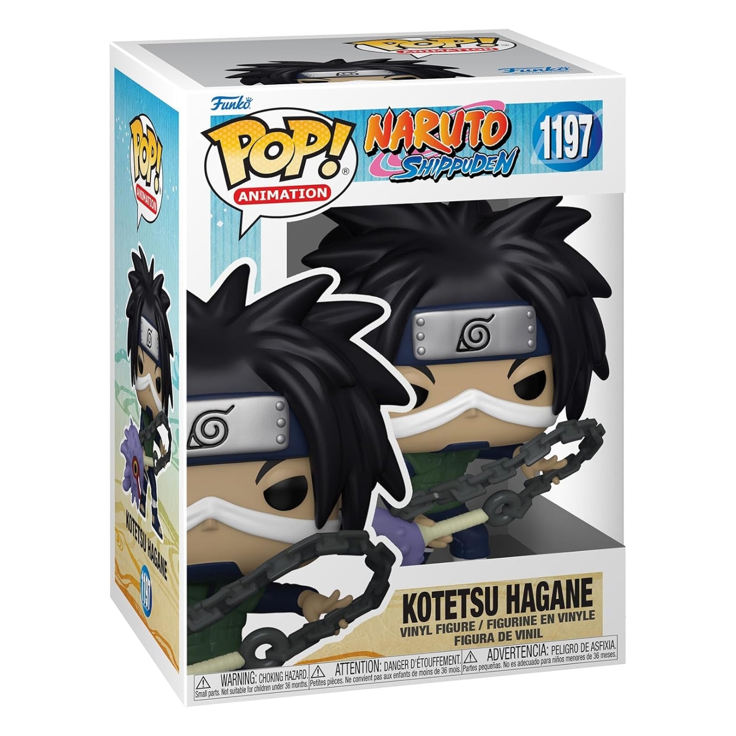 Funko Pop! Kotetsu Hagane com Arma 1197 - Naruto Shippuden
