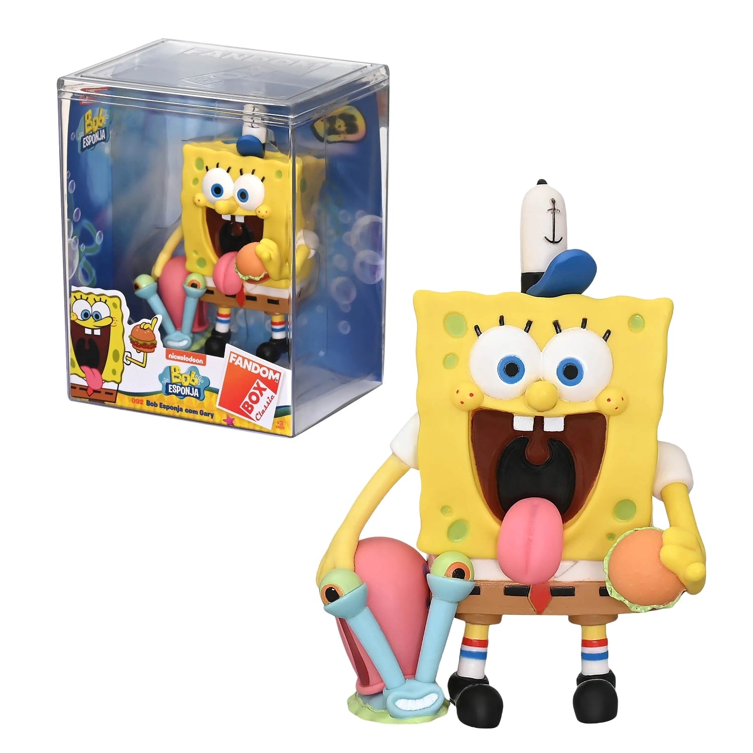 Fandom Box Bob Esponja com Gary - Nickelodeon Bob Esponja - Geek Plus
