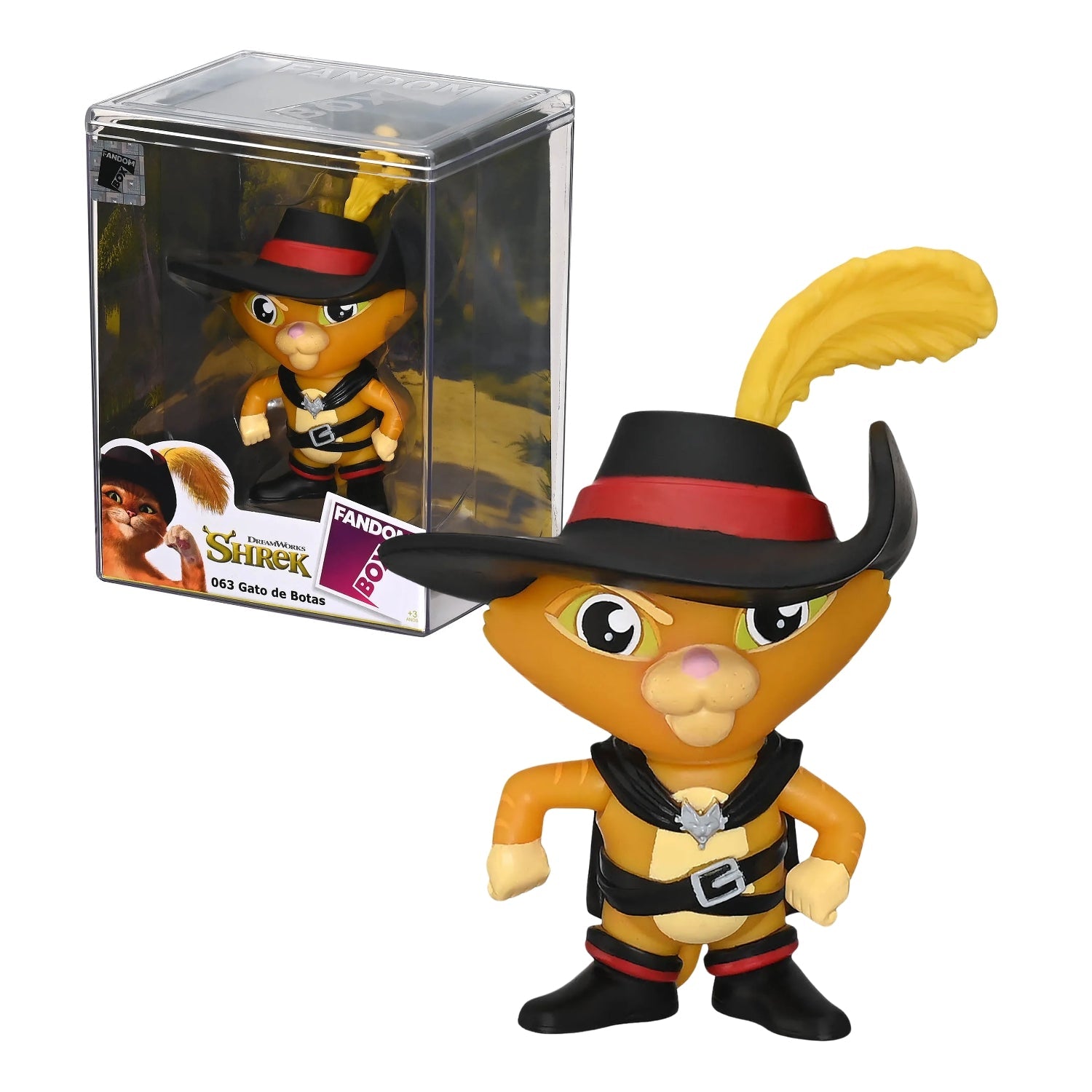 Fandom Box Gato de Botas - DreamWorks Shrek - Geek Plus