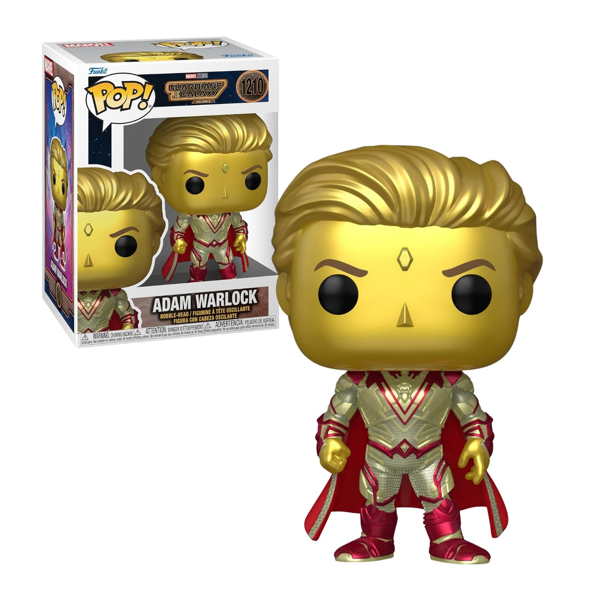 Funko Pop! Adam Warlock 1210 - Marvel Guardiões da Galáxia - Geek Plus