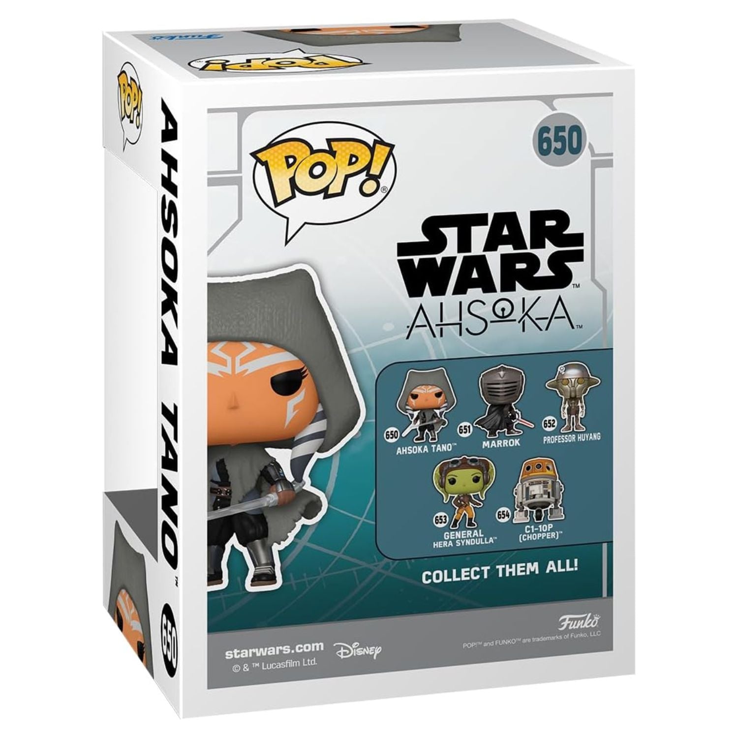 Funko Pop! Ahsoka Tano 650 - Star Wars - Geek Plus