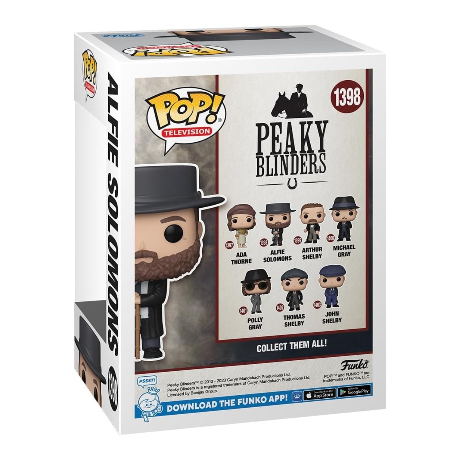 Funko Pop! Alfie Solomons 1398 - Peaky Blinders - Geek Plus
