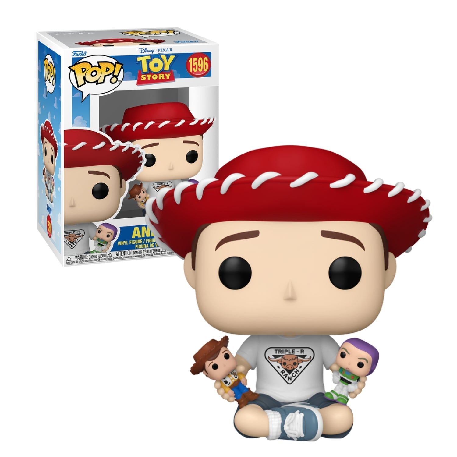 Funko Pop! Andy (Playtime) 1596 (Andy Brincando) - Disney Toy Story - Geek Plus