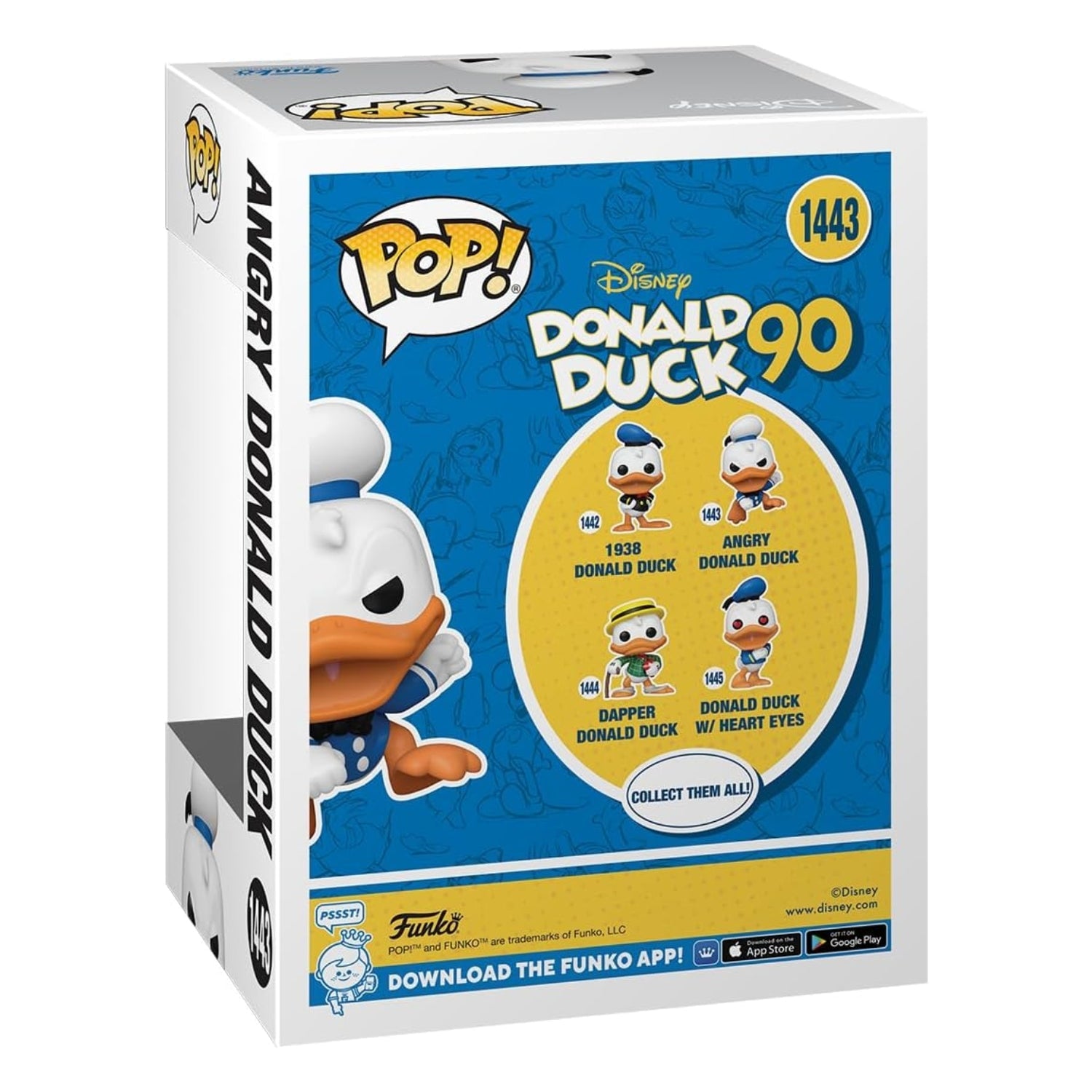 Funko Pop! Angry Donald Duck (Pato Donald Bravo) 1443 - Disney - Geek Plus