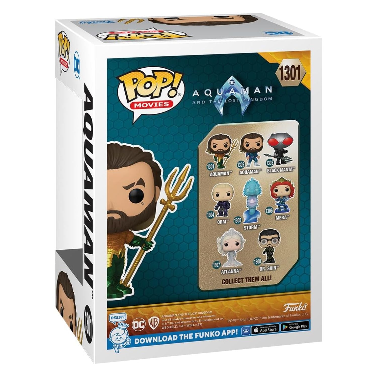 Funko Pop! Aquaman And The Lost Kigdom Hero Suit 1301 - DC - Geek Plus