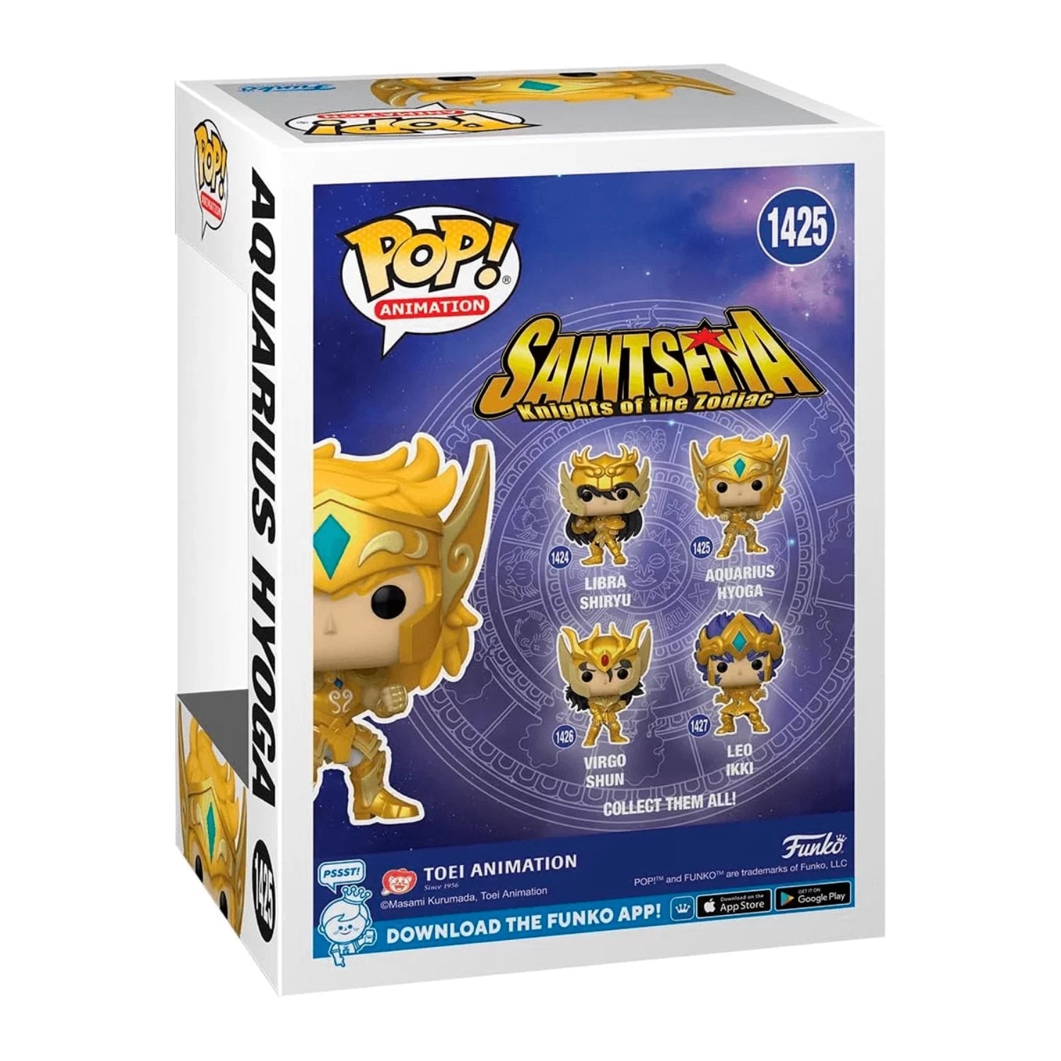 Funko Pop! Aquarius Hyoga 1425 (Hyoga de Aquário) - Cavaleiros do Zodíaco - Geek Plus