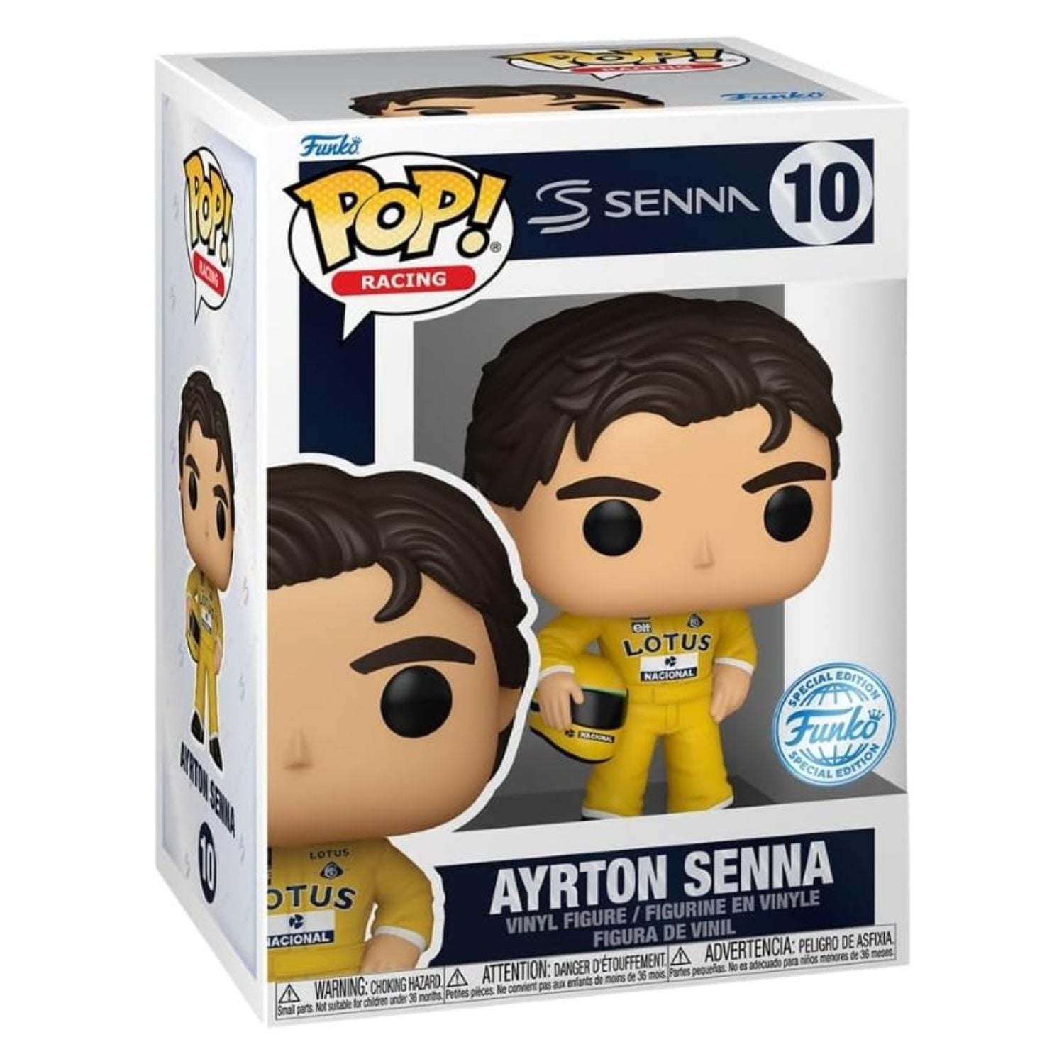 Funko Pop! Ayrton Senna Racing Lotus 10 (Special Edition) - Formula 1 - Geek Plus