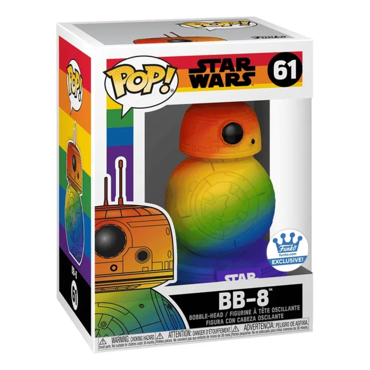 Funko Pop! BB - 8 Pride 61 (Exclusive Edition) - Star Wars - Geek Plus