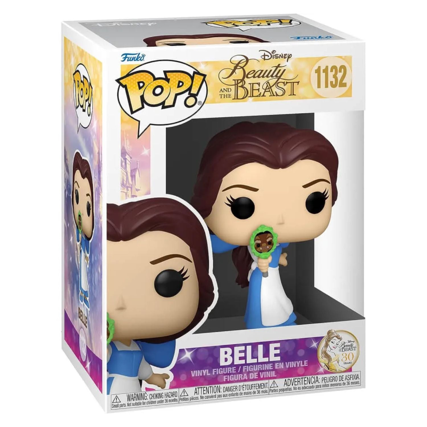 Funko Pop! Belle (Bela) 1132 - Disney Beauty and the Beast (A Bela e a Fera) - Geek Plus
