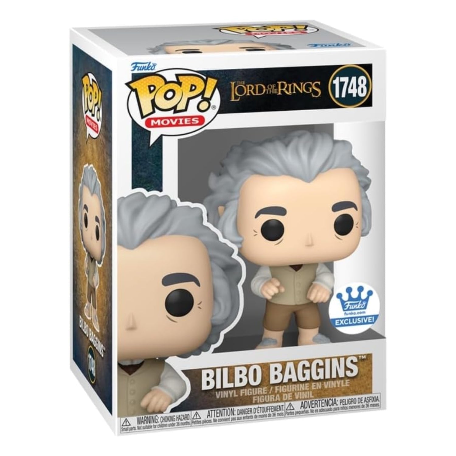 Funko Pop! Bilbo Baggins (Bolseiro) 1748 - O Senhor Dos Anéis - Geek Plus