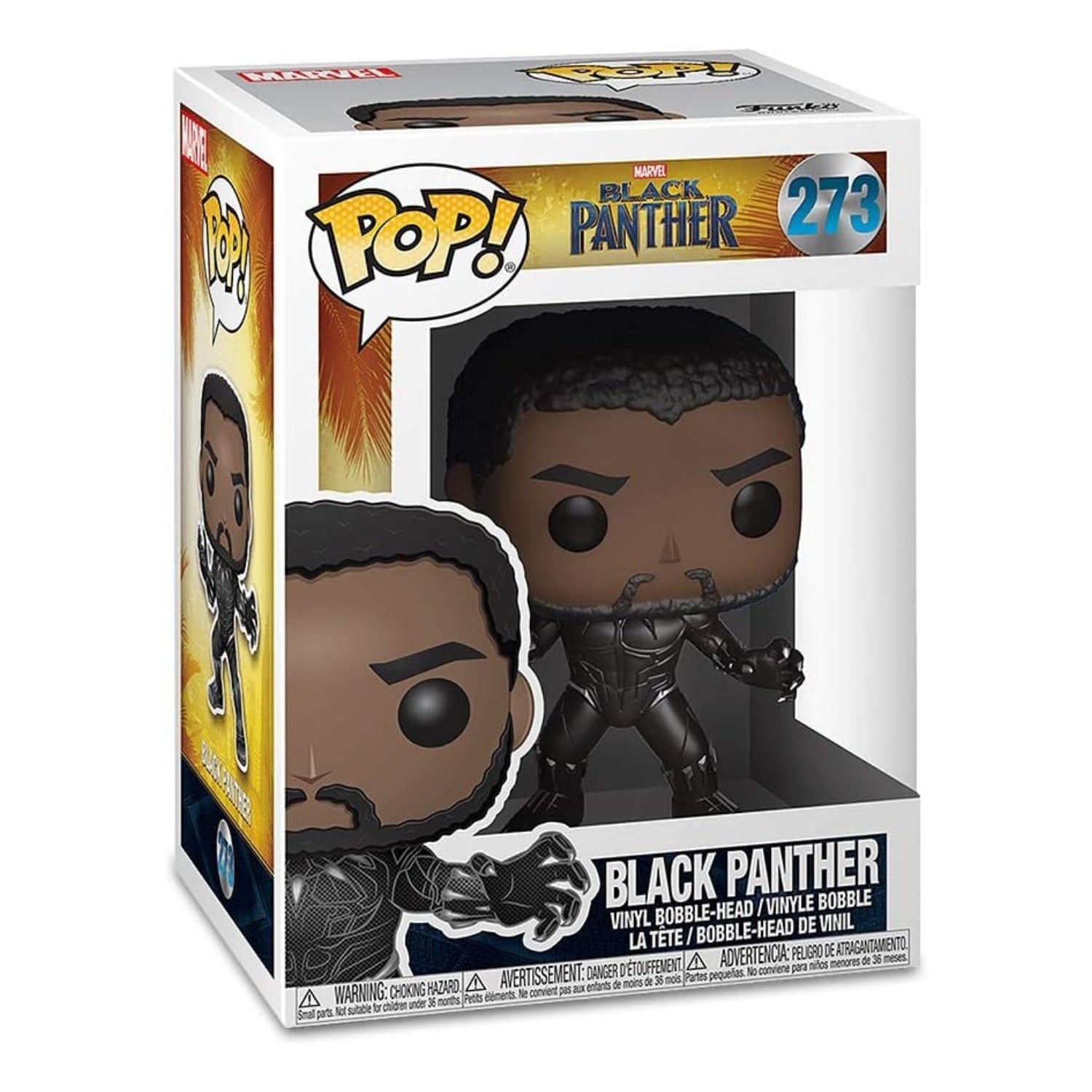 Funko Pop! Black Panther (Pantera Negra) 273 - Marvel - Geek Plus
