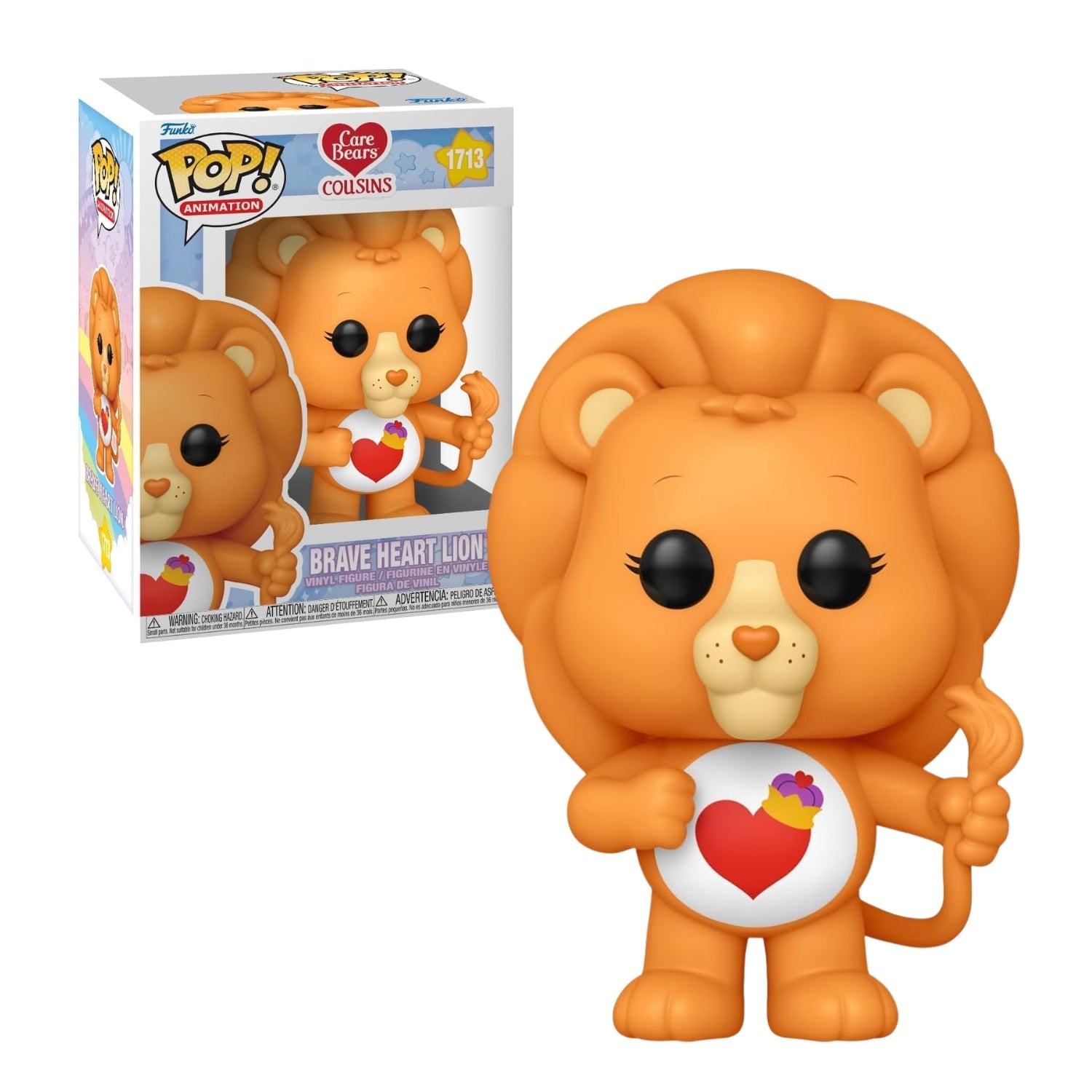 Funko Pop! Brave Heart Lion (Leão Coração Valente) 1713 - Ursinhos Carinhosos - Geek Plus
