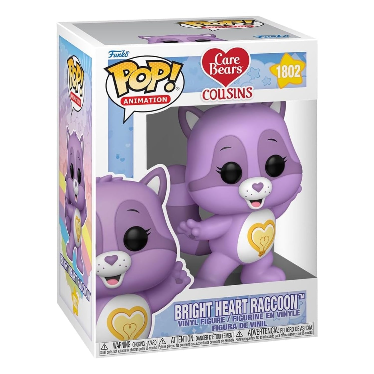Funko Pop! Bright Heart Raccoon (Guaxinim Coração Brilhante) 1802 - Ursinhos Carinhosos - Geek Plus