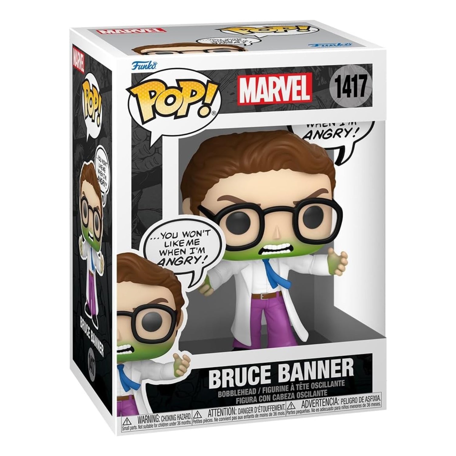 Funko Pop! Bruce Banner 1417 - Marvel Hulk - Geek Plus