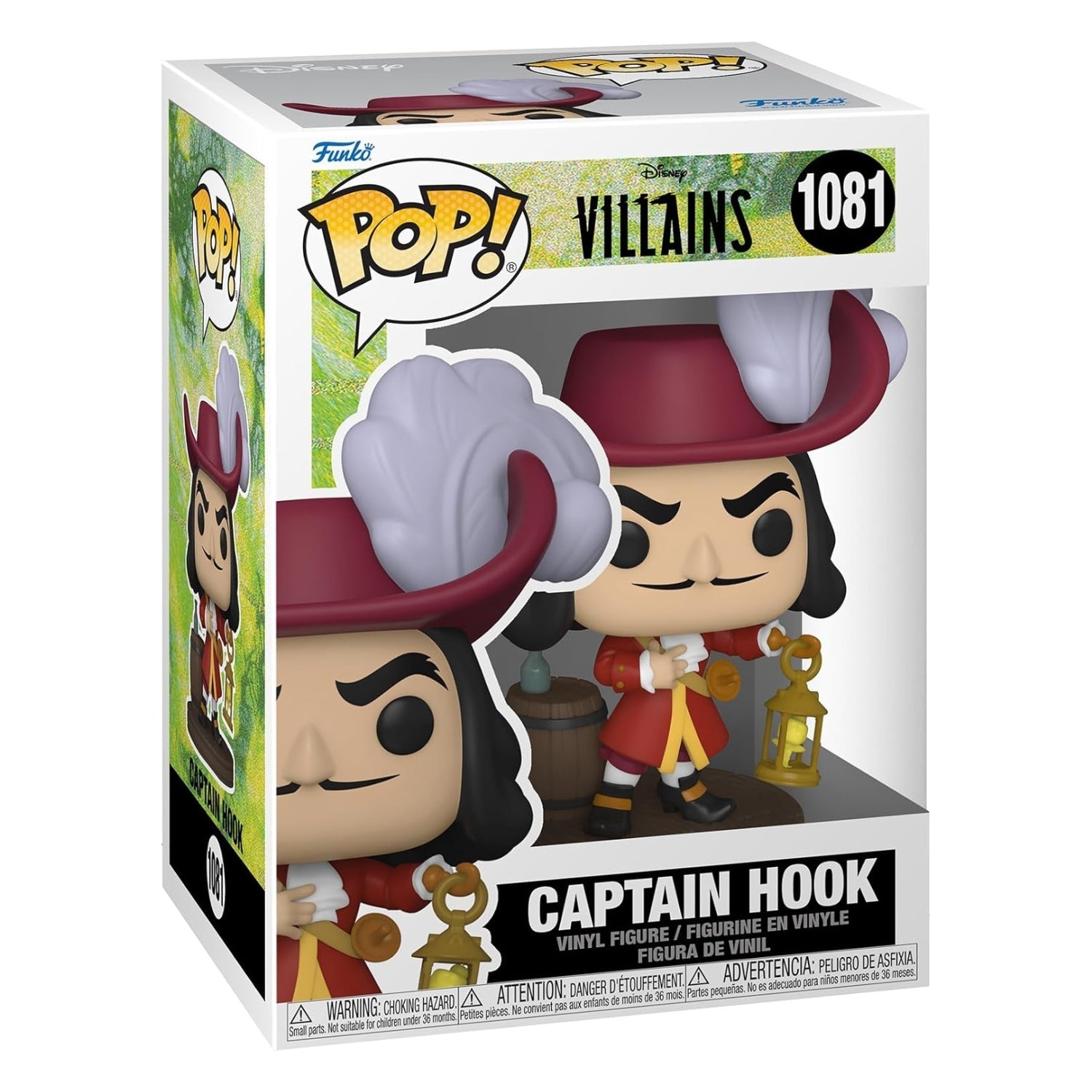 Funko Pop! Captain Hook (Capitão Gancho) 1081 - Disney Vilões Peter Pan - Geek Plus