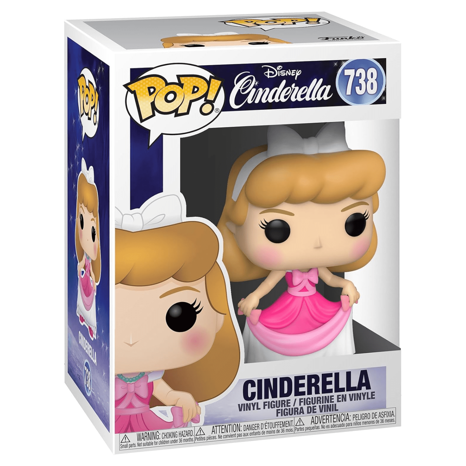Funko Pop! Cinderella 738 (Cinderela) - Disney - Geek Plus