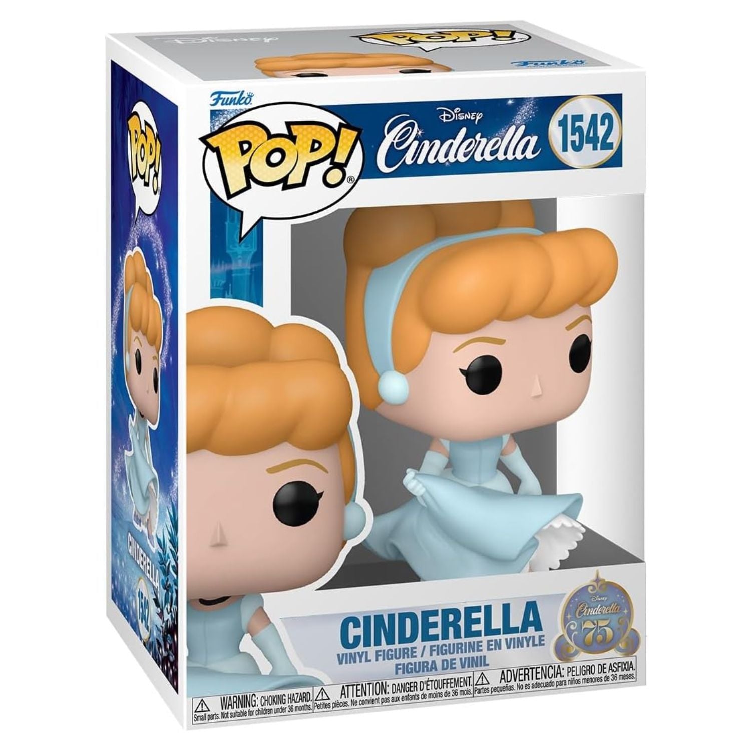 Funko Pop! Cinderella 75th Anniversary 1542 - Disney - Geek Plus