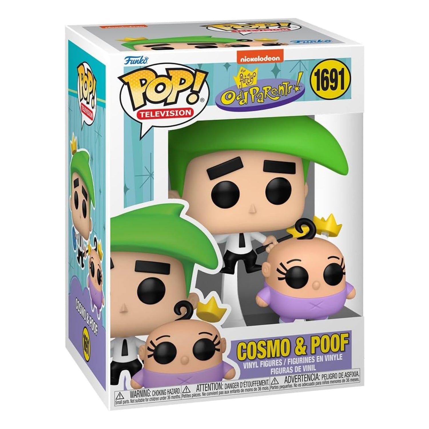 Funko Pop! Cosmo & Puff 1691 - Os Padrinhos Mágicos - Geek Plus