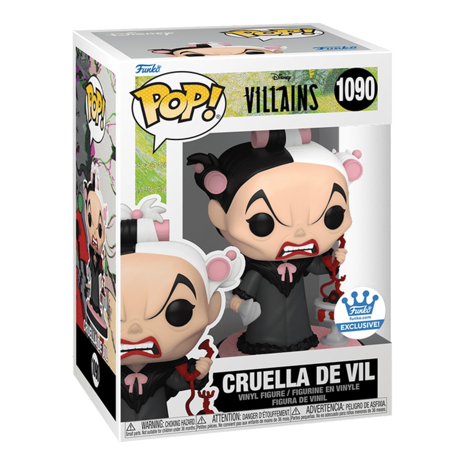 Funko Pop! Cruella de Vil 1090 (Special Edition) - Disney Vilões 101 Dálmatas - Geek Plus