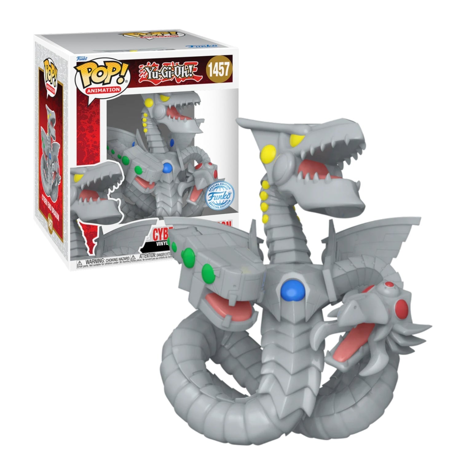 Funko Pop! Cyber End Dragon 1457 (Super Sized Special Edition) - Yu - Gi - Oh! - Geek Plus