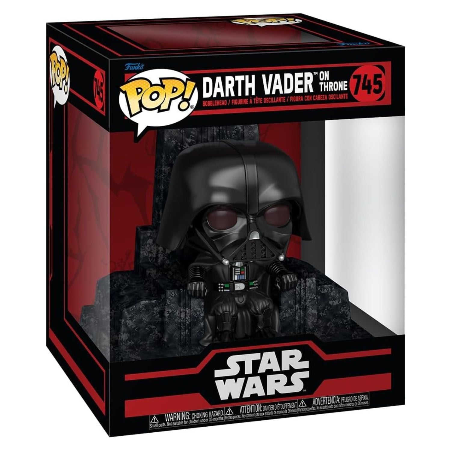 Funko Pop! Darth Vader on Throne 745 (Deluxe) - Star Wars - Geek Plus