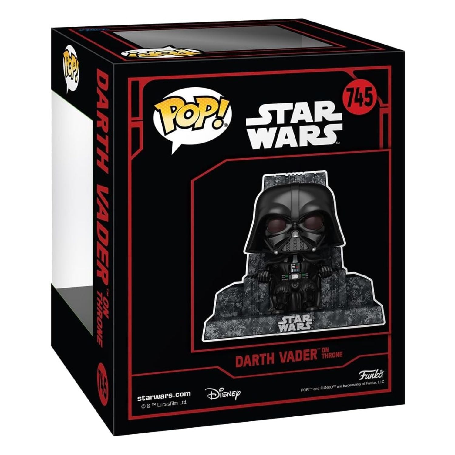 Funko Pop! Darth Vader on Throne 745 (Deluxe) - Star Wars - Geek Plus