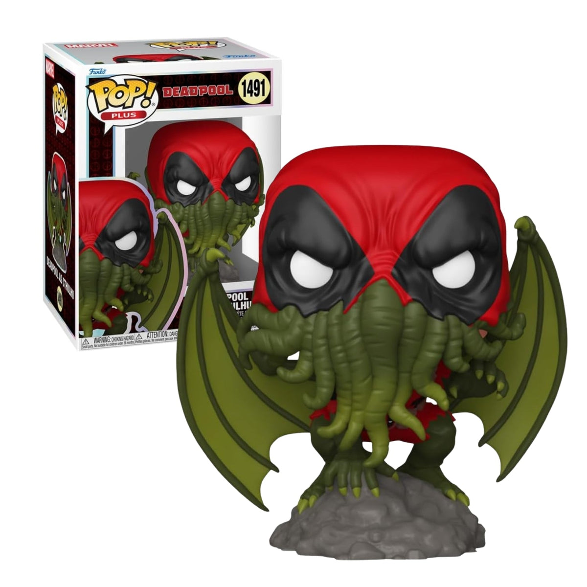 Funko Pop! Deadpool As Cthulhu 1491 - Marvel Plus - Geek Plus