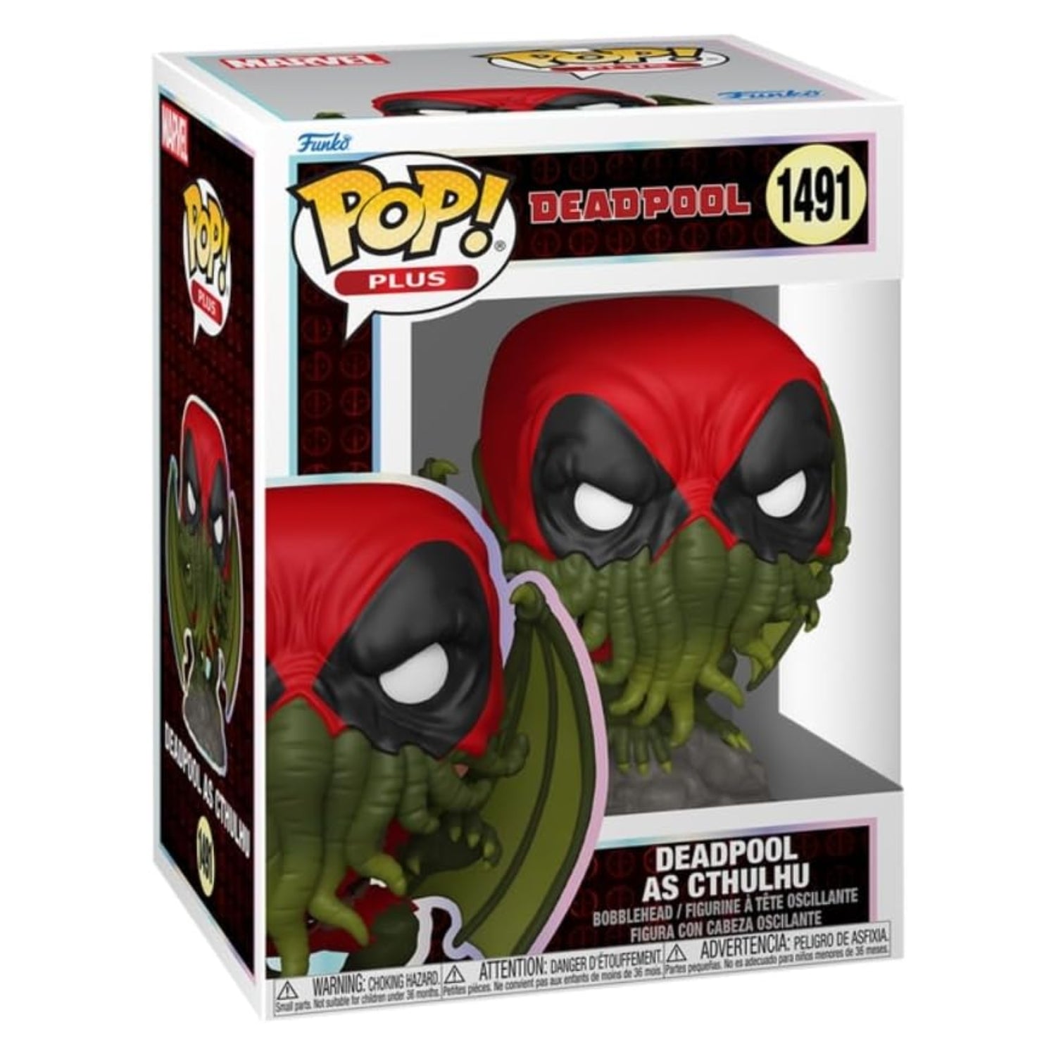Funko Pop! Deadpool As Cthulhu 1491 - Marvel Plus - Geek Plus