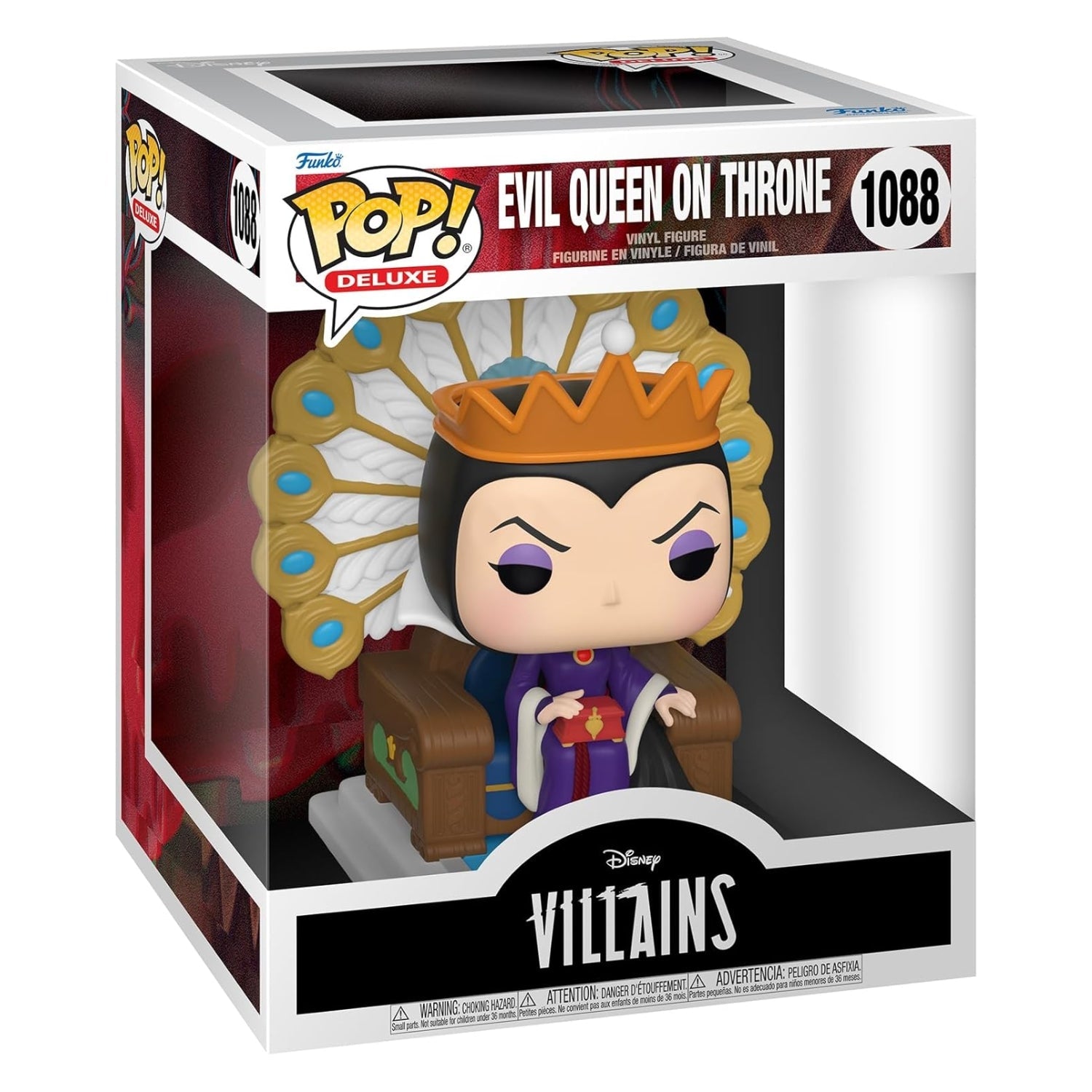 Funko Pop! Deluxe Evil Queen On Throne 1088 (Rainha Má) - Disney Vilões - Geek Plus