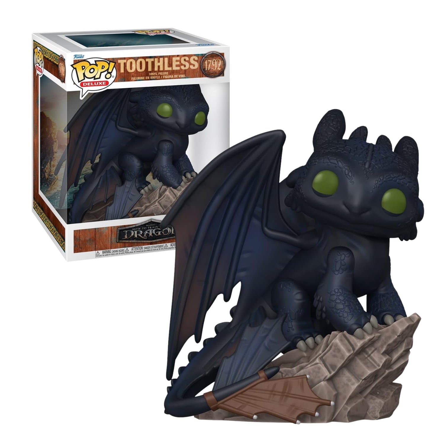 Funko Pop! Deluxe Toothless (Banguela) 1792 - Como Treinar o Seu Dragão - Geek Plus