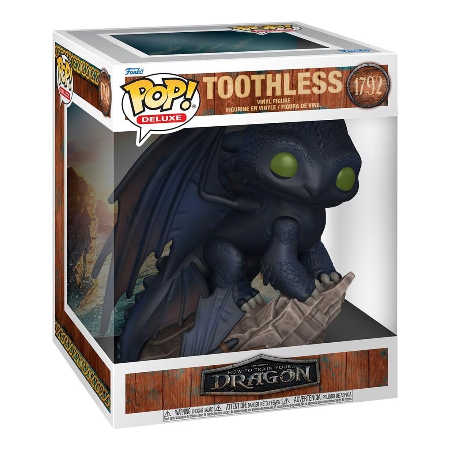 Funko Pop! Deluxe Toothless (Banguela) 1792 - Como Treinar o Seu Dragão - Geek Plus