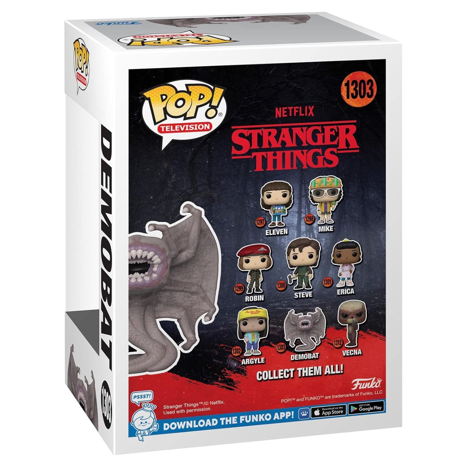 Funko Pop! Demobat 1303 - Stranger Things - Geek Plus