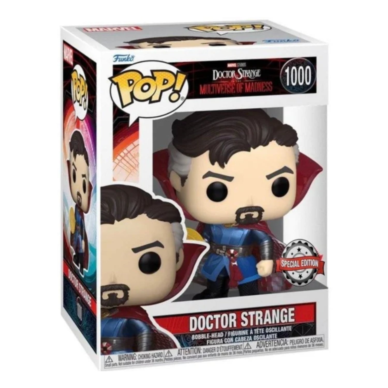 Funko Pop! Doctor Strange (Doutor Estranho) 1000 (Metallic/Special Edition) - Marvel - Geek Plus