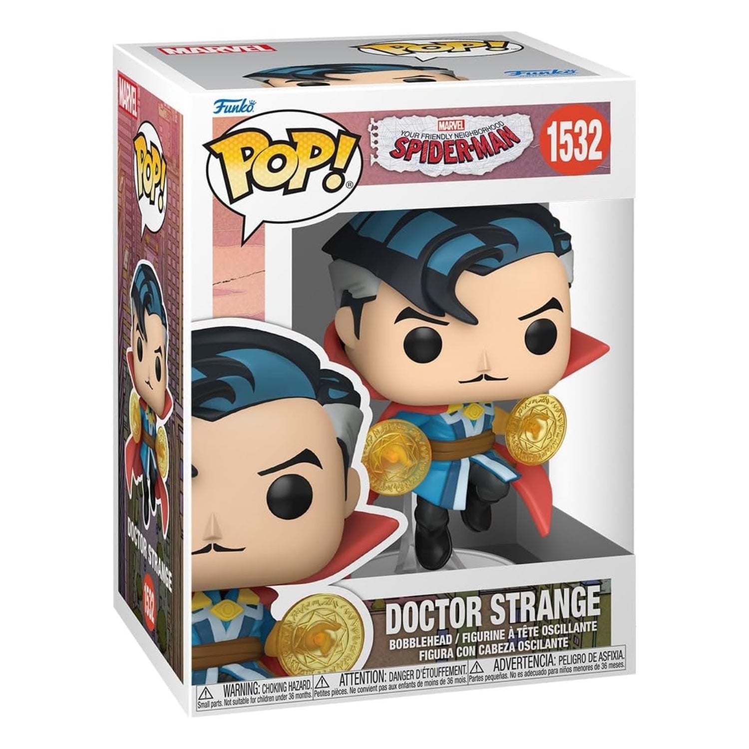 Funko Pop! Doctor Strange (Doutor Estranho) 1532 - Marvel Homem - Aranha - Geek Plus