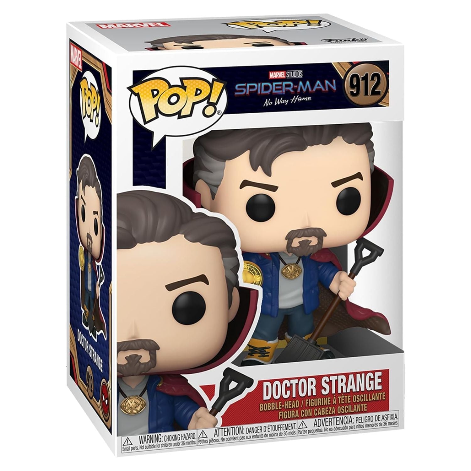 Funko Pop! Doctor Strange (Doutor Estranho) 912 - Marvel Homem - Aranha Sem Volta Para Casa - Geek Plus