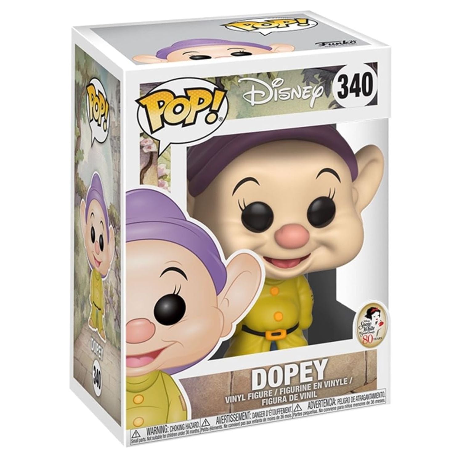 Funko Pop! Dopey (Dunga) 340 - Disney A Branca de Neve - Geek Plus