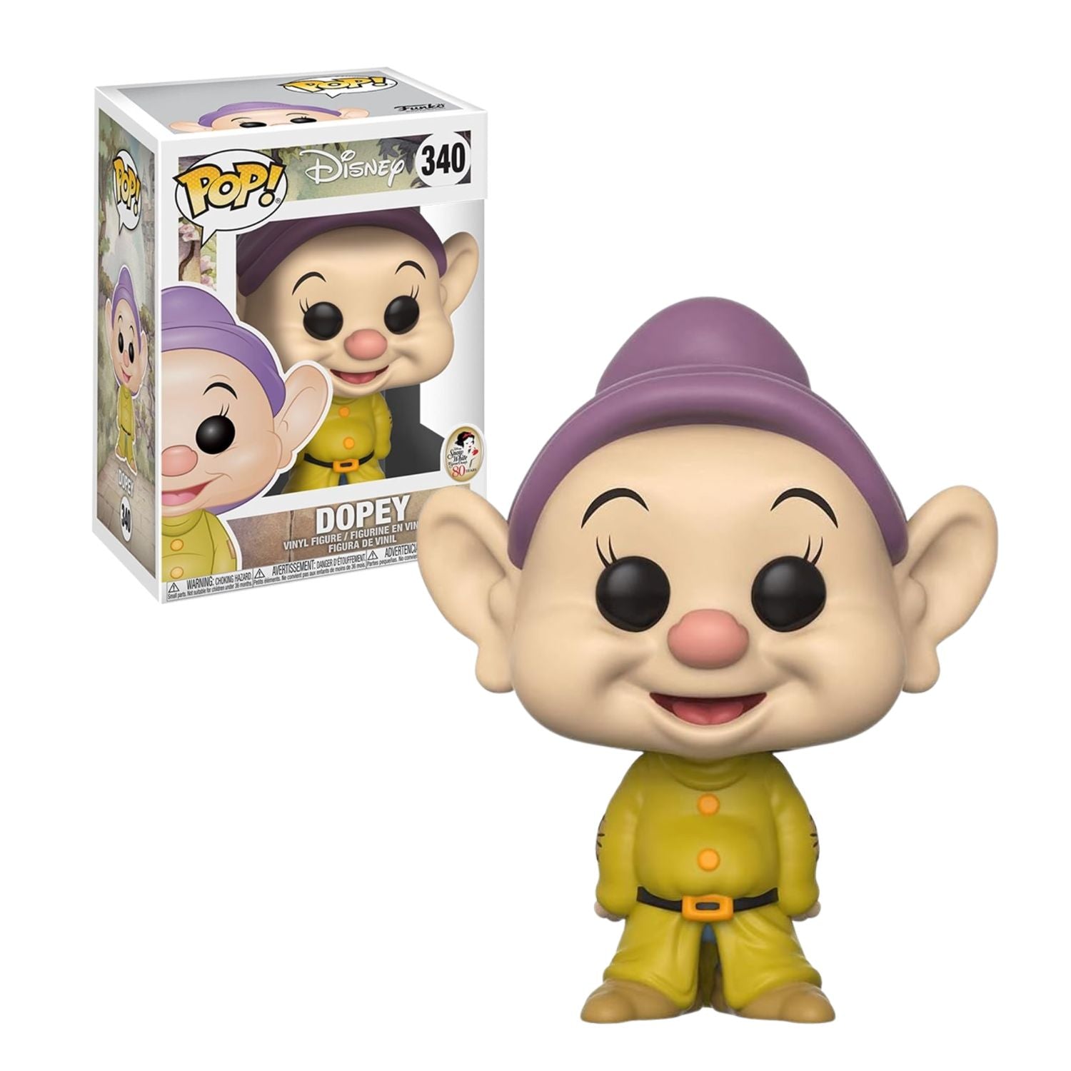 Funko Pop! Dopey (Dunga) 340 - Disney A Branca de Neve - Geek Plus