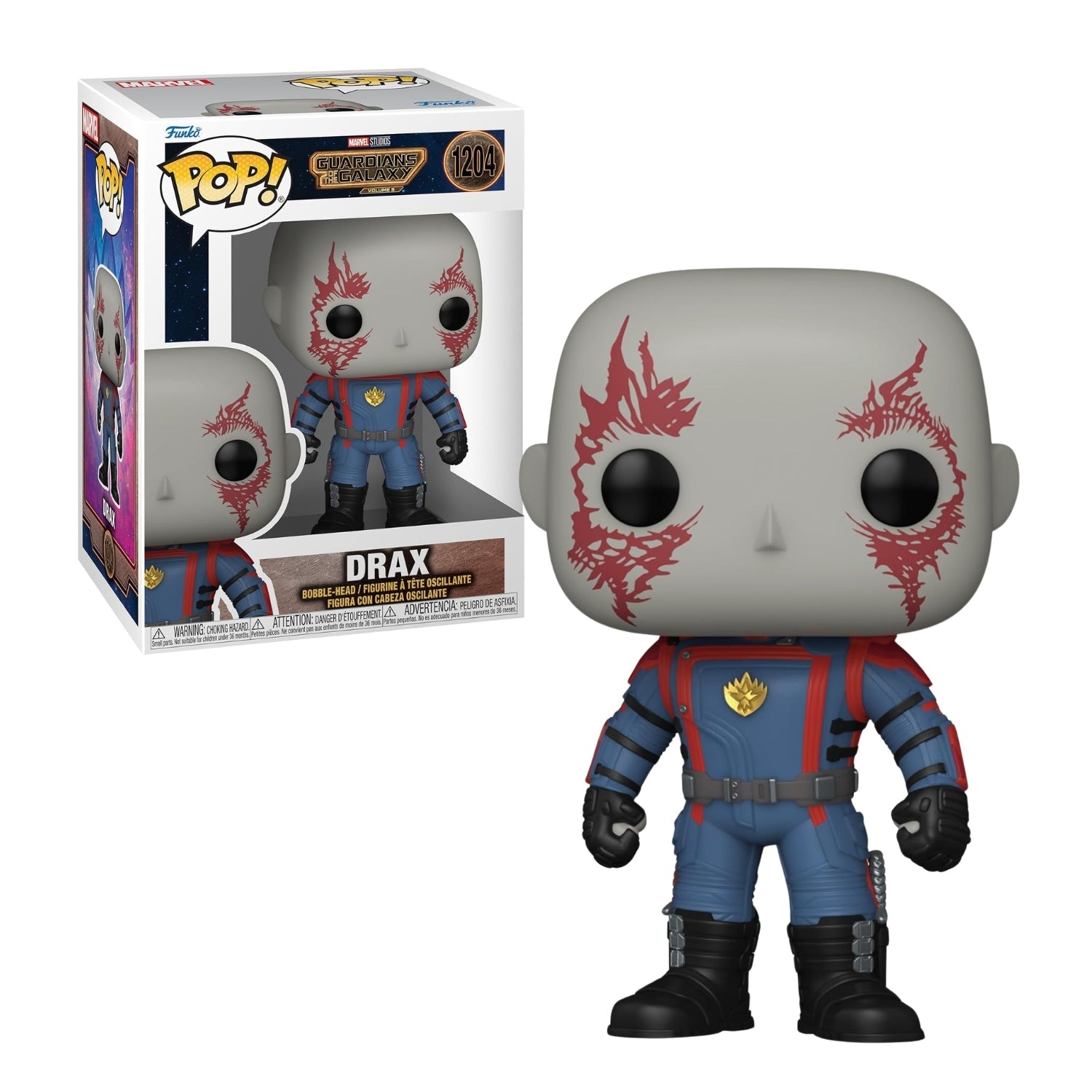 Funko Pop! Drax 1204 - Marvel Guardiões da Galáxia - Geek Plus