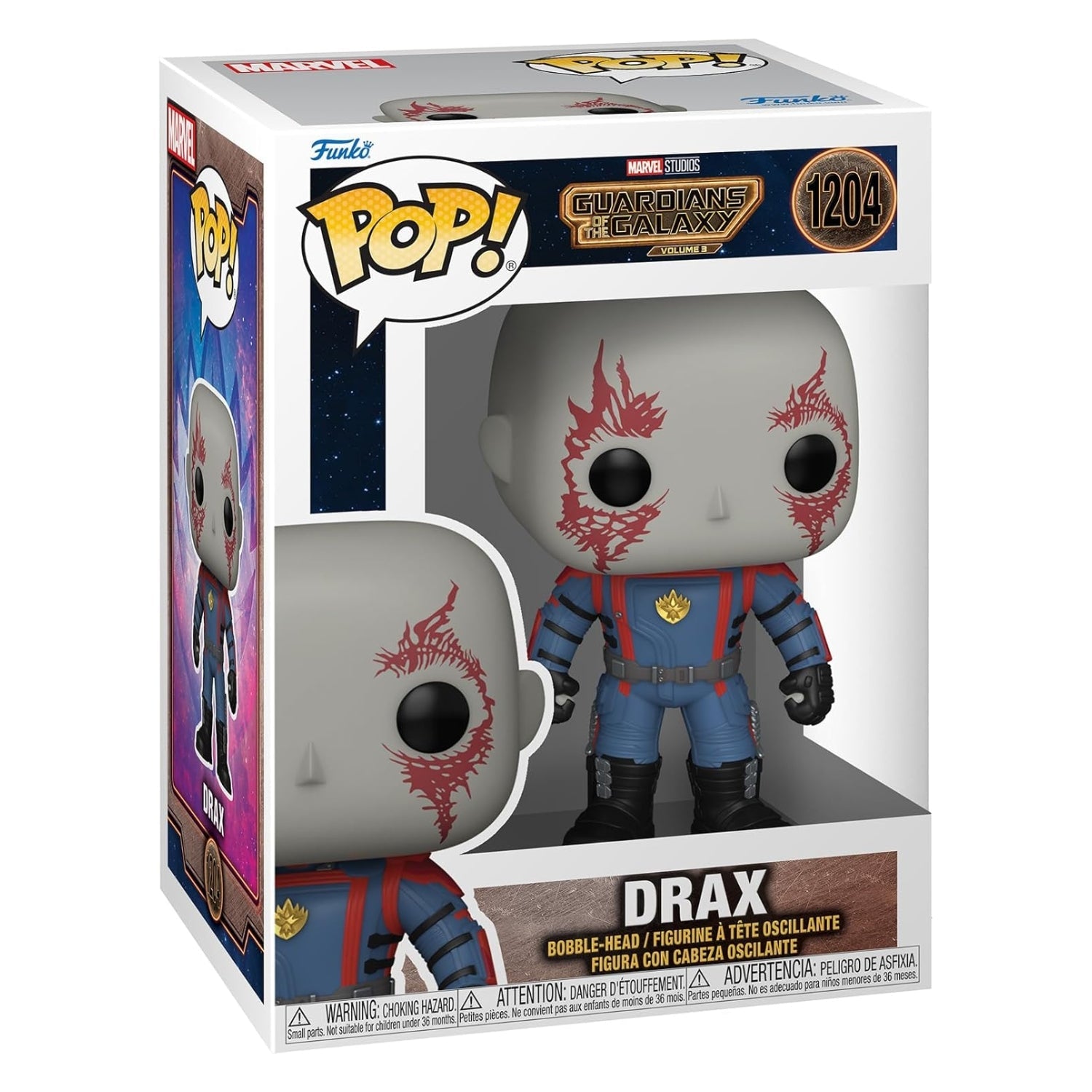 Funko Pop! Drax 1204 - Marvel Guardiões da Galáxia - Geek Plus