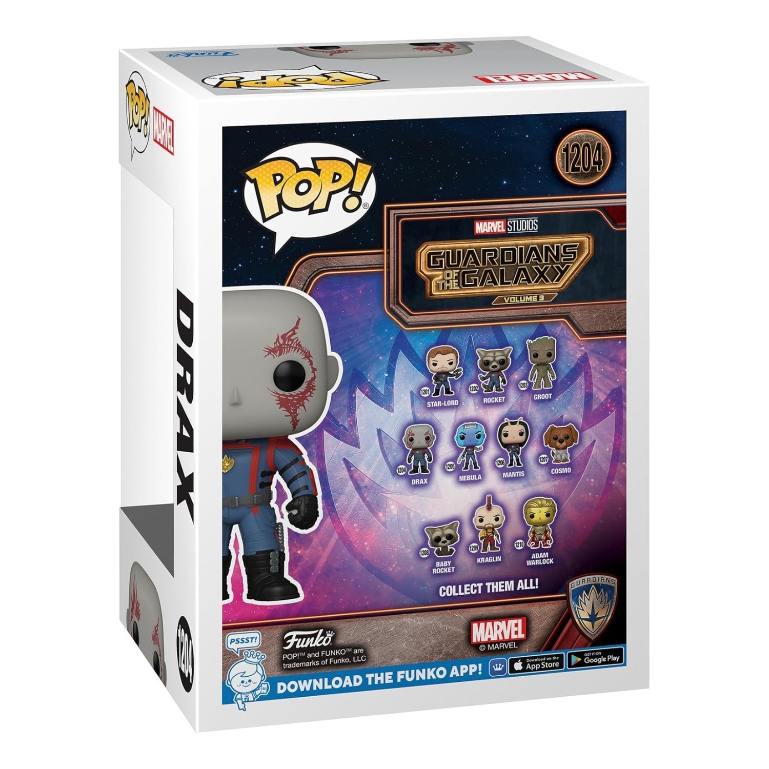 Funko Pop! Drax 1204 - Marvel Guardiões da Galáxia - Geek Plus