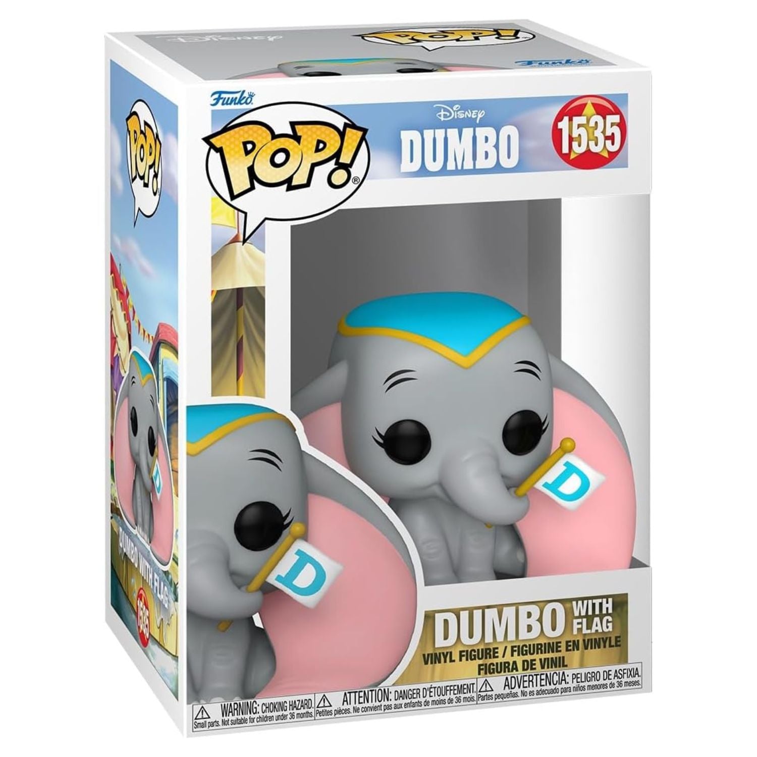 Funko Pop! Dumbo With Flag 1535 - Disney - Geek Plus