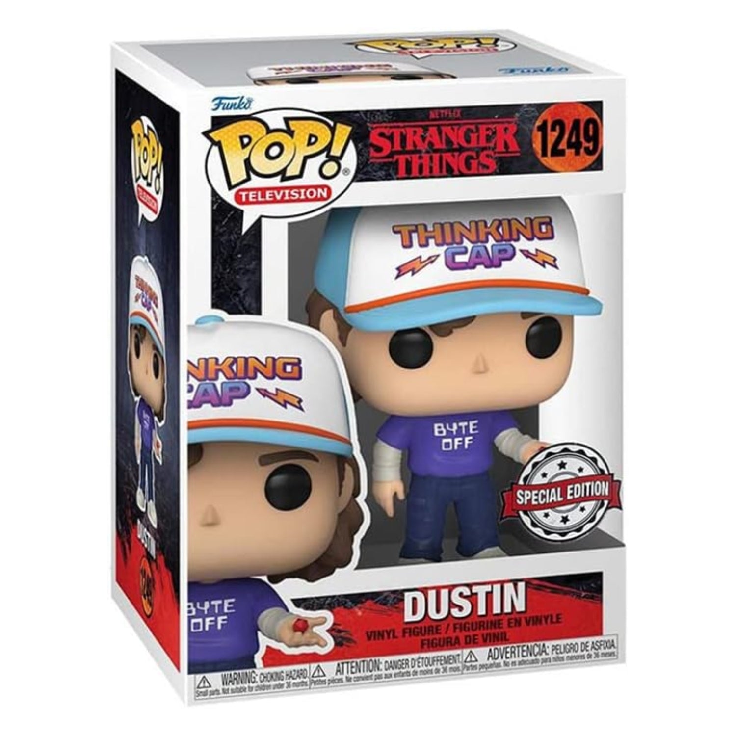 Funko Pop! Dustin 1249 - Stranger Things - Geek Plus