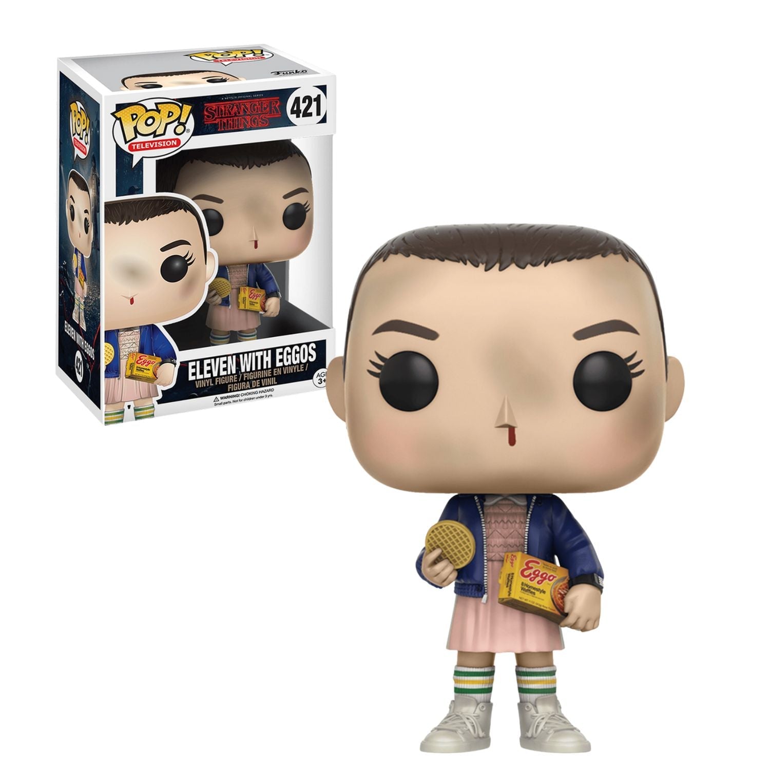 Funko Pop! Eleven With Eggos 421 - Stranger Things - Geek Plus