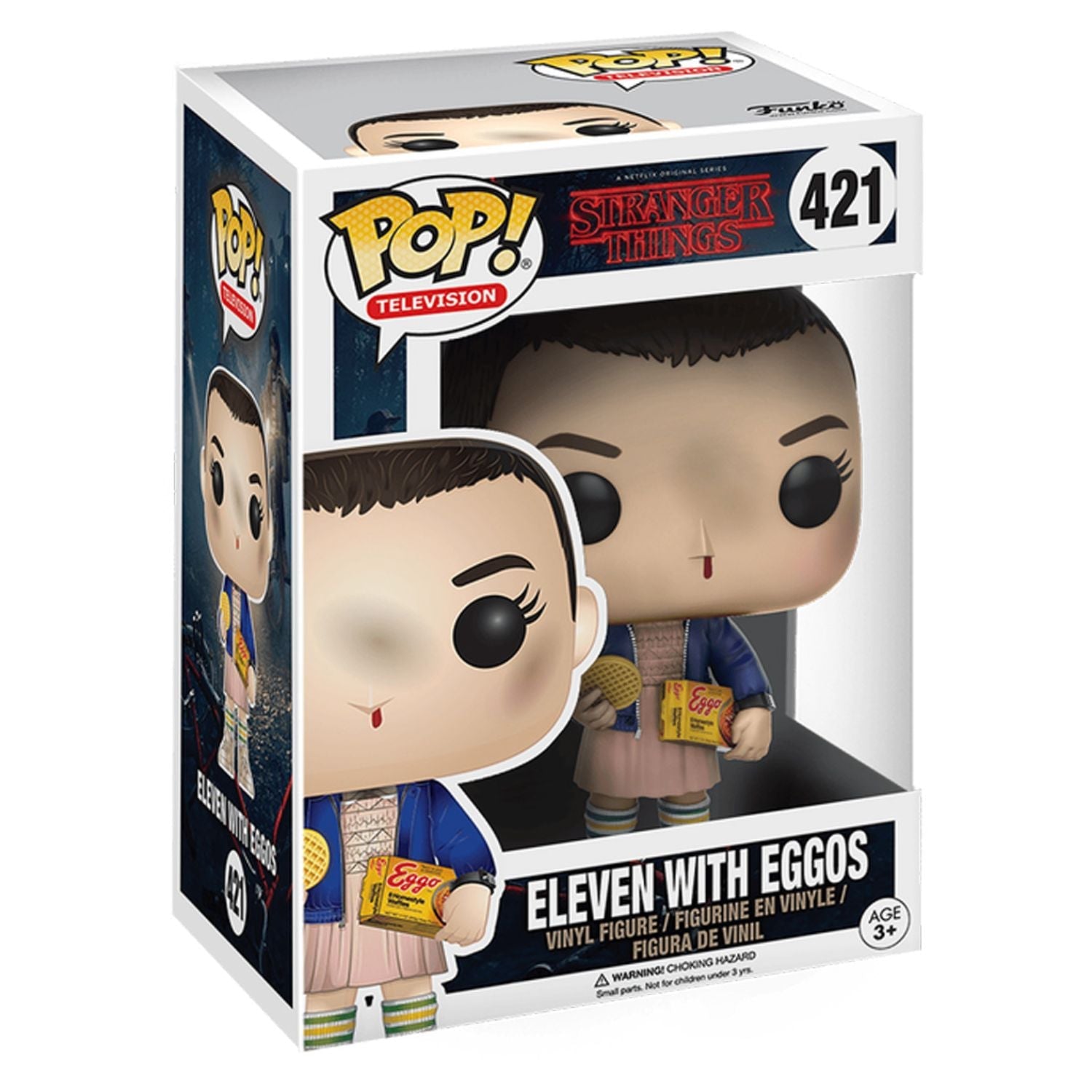 Funko Pop! Eleven With Eggos 421 - Stranger Things - Geek Plus