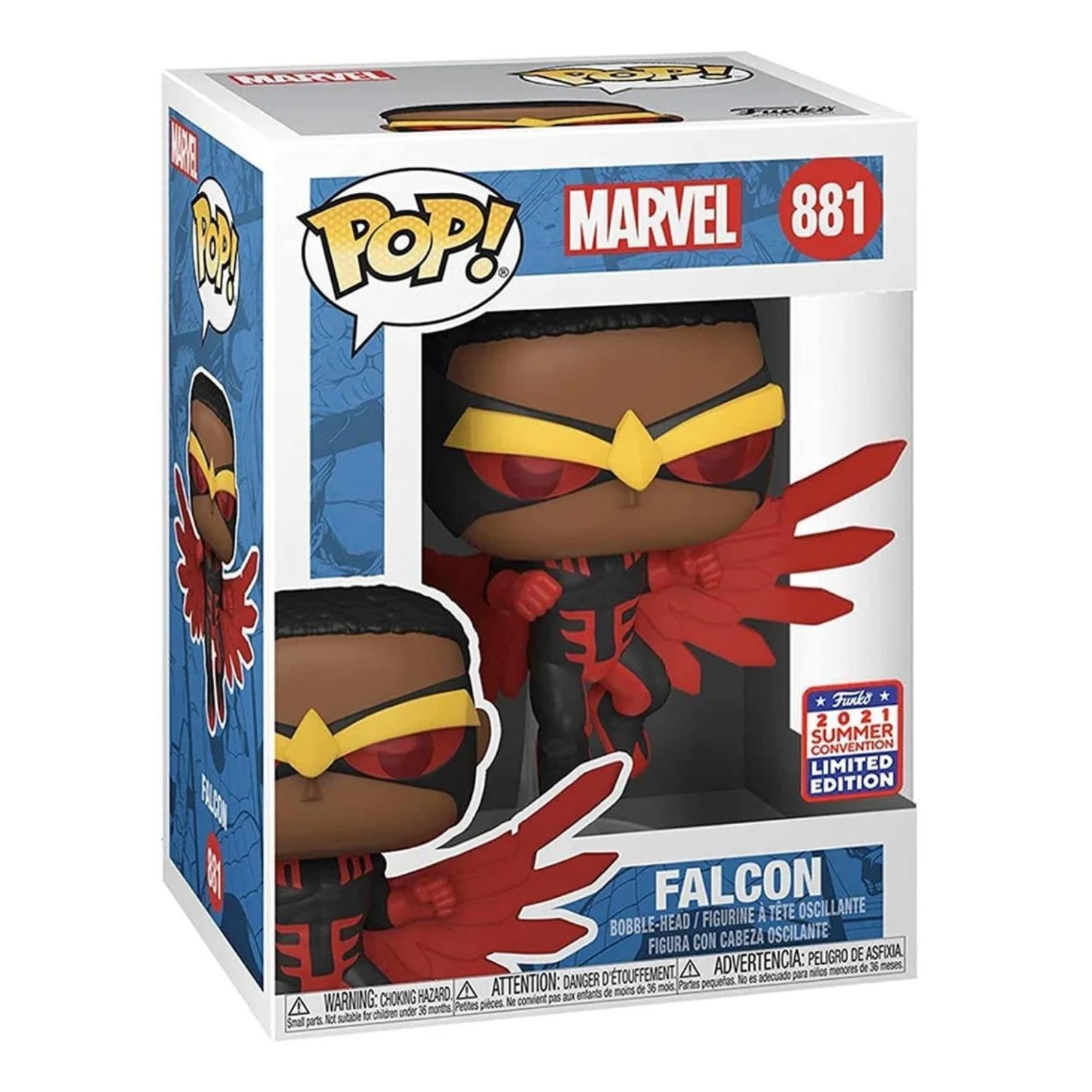 Funko Pop! Falcon (Falcão) 881 (Limited Edition) - Marvel - Geek Plus