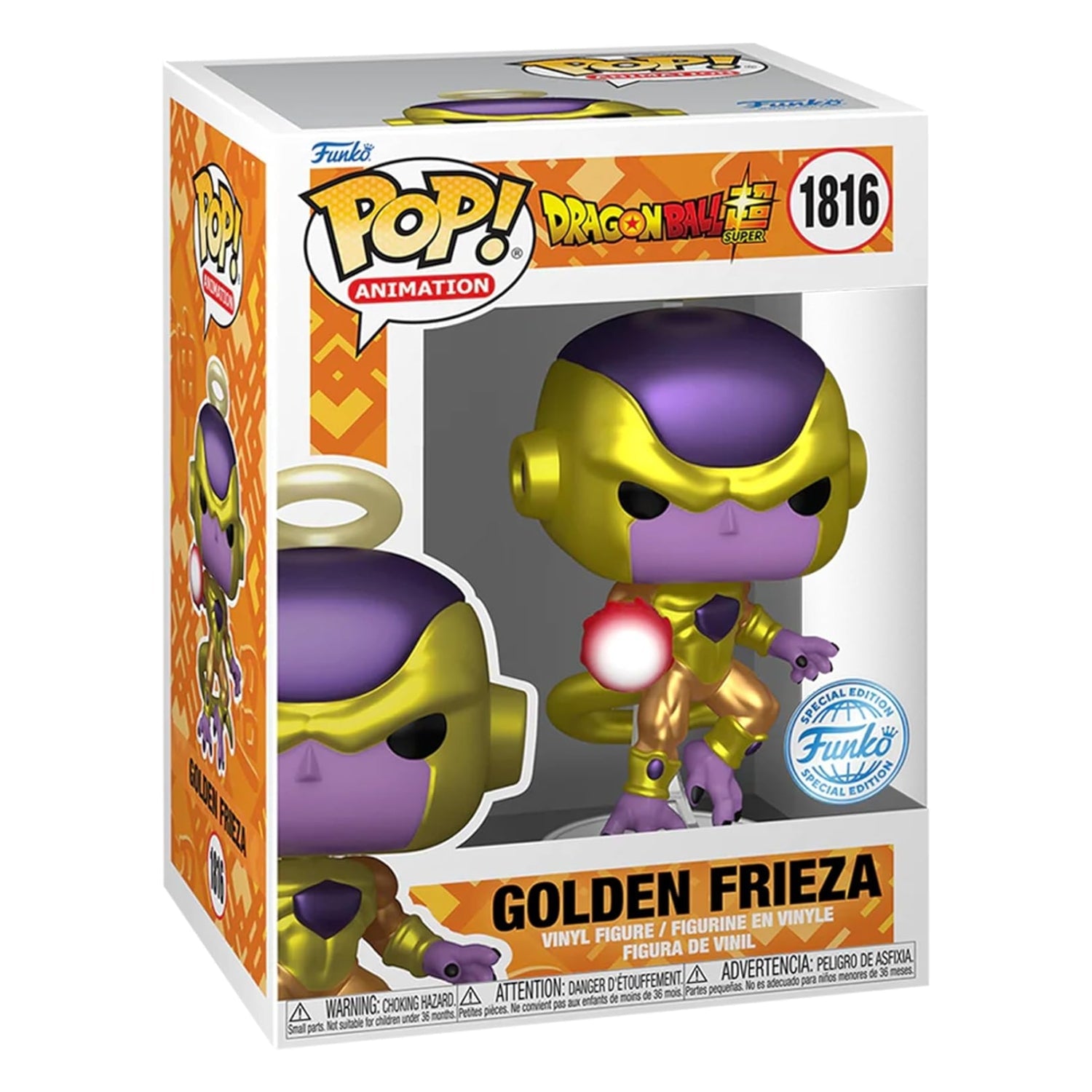 Funko Pop! Golden Frieza (Freeza Dourado) 1816 (Special Edition) - Dragon Ball Z - Geek Plus
