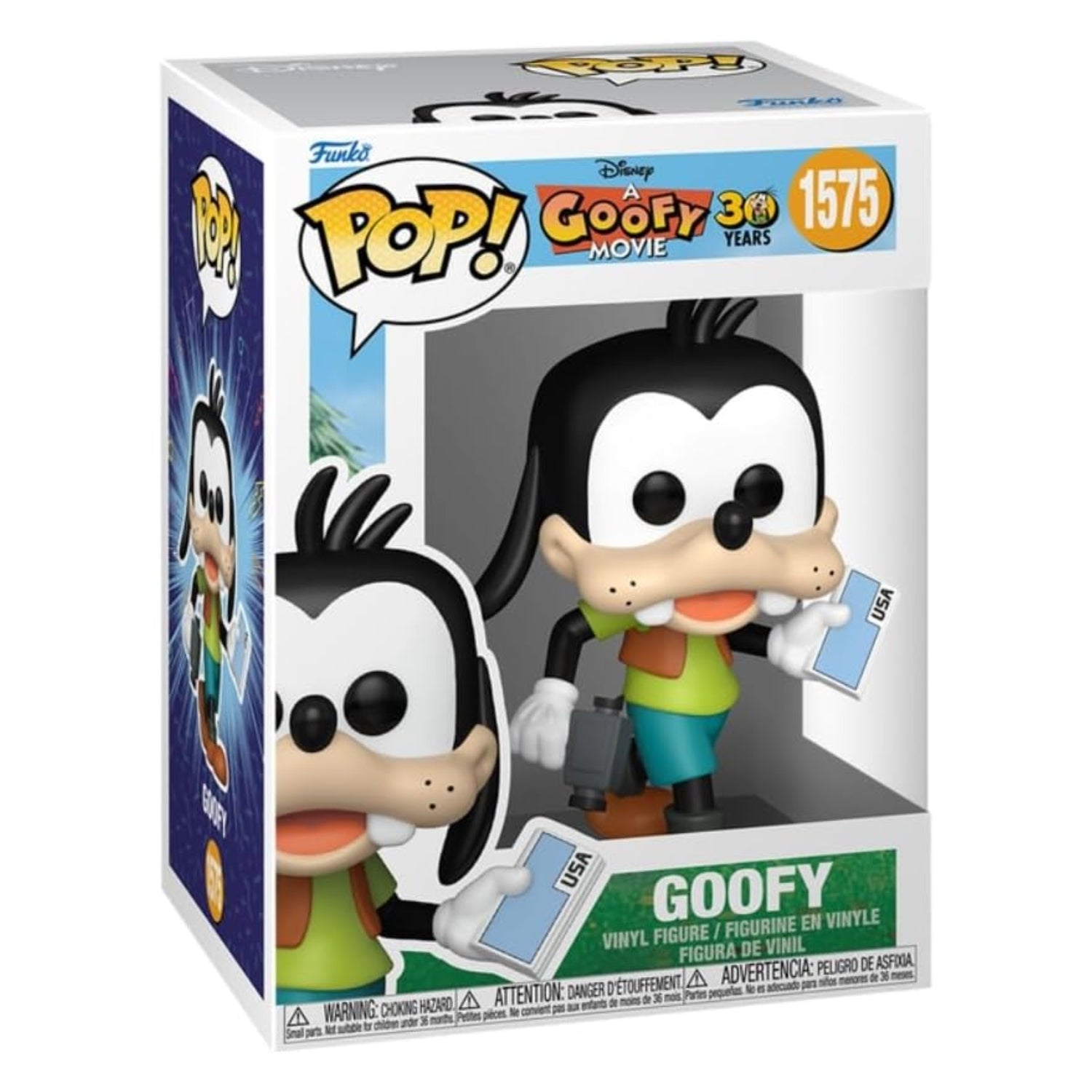 Funko Pop! Goofy (Pateta) 1575 - Disney Pateta O Filme - Geek Plus