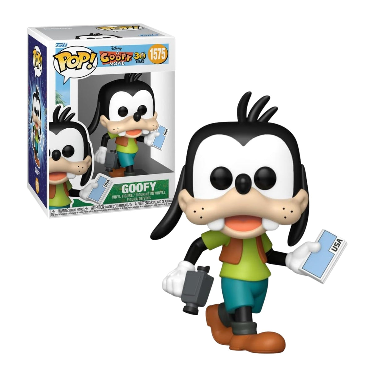 Funko Pop! Goofy (Pateta) 1575 - Disney Pateta O Filme - Geek Plus