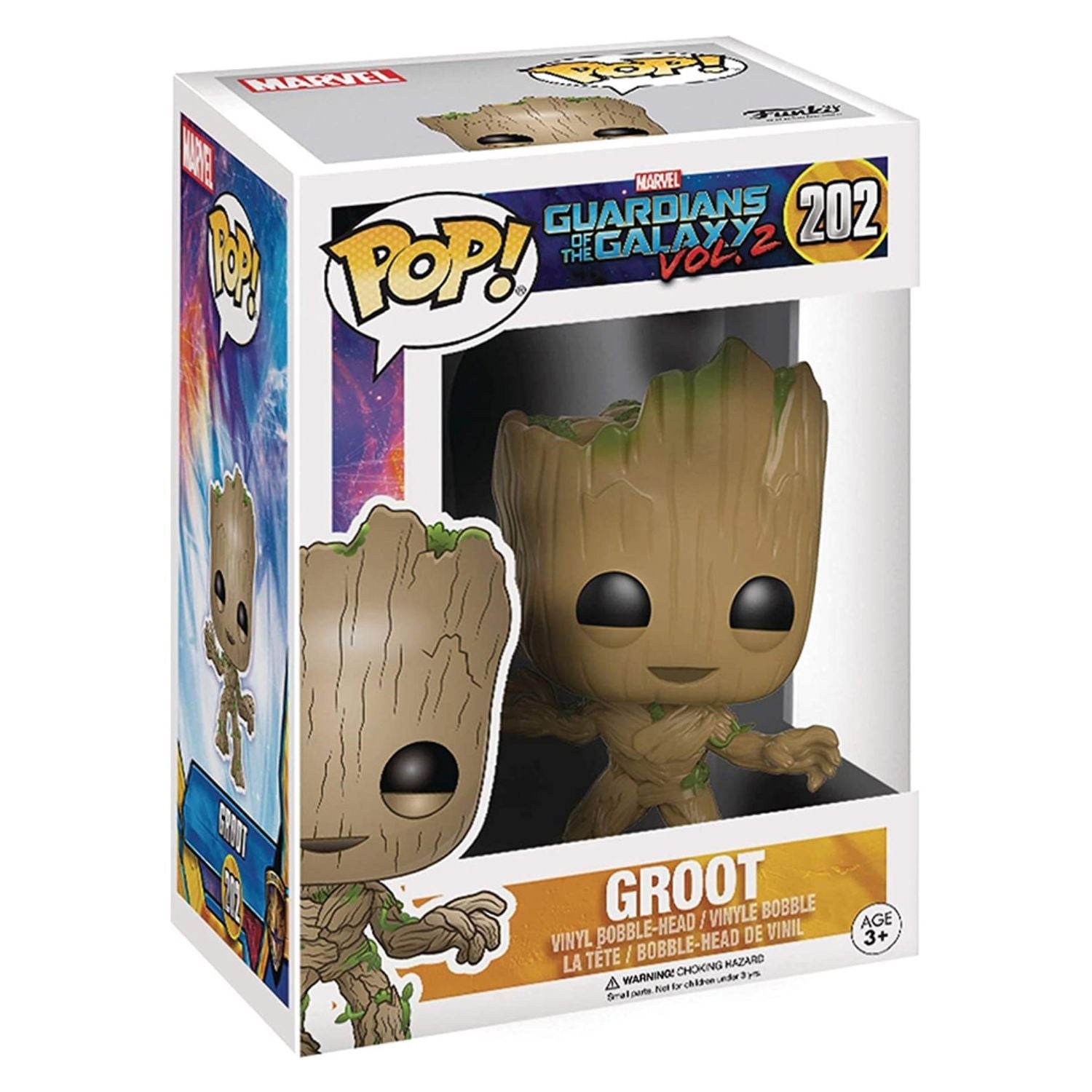 Funko Pop! Groot 202 - Marvel Guardiões da Galáxia - Geek Plus