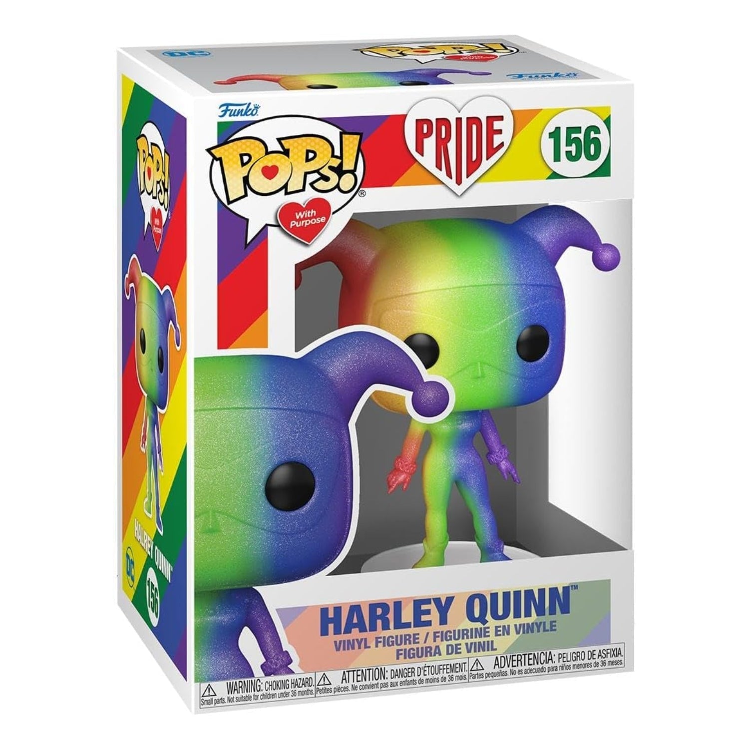Funko Pop! Harley Quinn Pride 156 - DC - Geek Plus